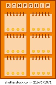 Daily and weekly planner with Sun