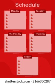 Daily and weekly planner with Watermelon