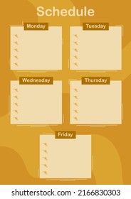 Daily and weekly planner with Women Hat