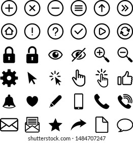 daily/essential icon pack for general use