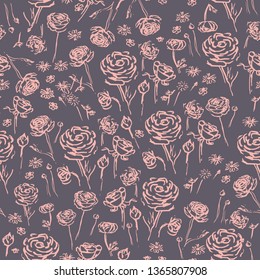 Dainty and Feminine Floral Seamless Vector Pattern