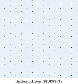 Dainty repeating dot pattern featuring small purple circles, light blue backdrop, cute fashion print design