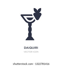 daiquiri icon on white background. Simple element illustration from Drinks concept. daiquiri sign icon symbol design.