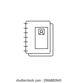 Dairy book icon, eps 10