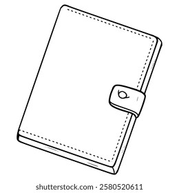 dairy book illustration hand drawn outline vector