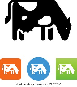 Dairy cow icon