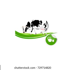 Dairy cow.vector
