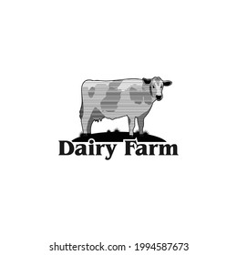 Dairy Farm Logo Design Inspiration Stock Vector (Royalty Free ...