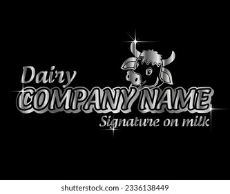 Dairy Farm,Family Farm,Cow-Piggy-Sheep-Chicken Farm,Egg Factory,Stylish -Elegance-Premium Logo