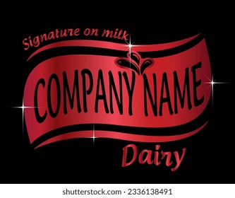 Dairy Farm,Family Farm,Cow-Piggy-Sheep-Chicken Farm,Egg Factory,Stylish -Elegance-Premium Logo