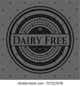 Dairy Free black badge