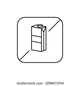 Dairy free icon design vector illustration
