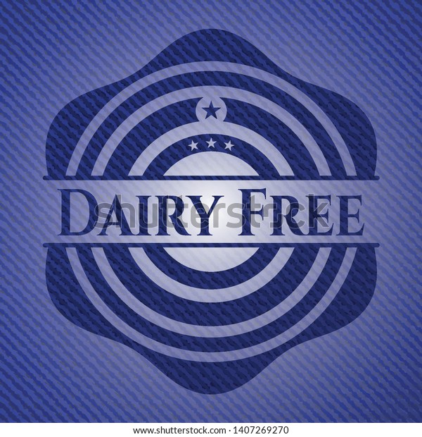 Dairy Free Jean Background Vector Illustration Stock Vector (Royalty