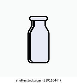 Dairy Icon. Milk, Protein Symbol - Vector.