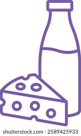 Dairy Item vector icon. Can be used for printing, mobile and web applications.
