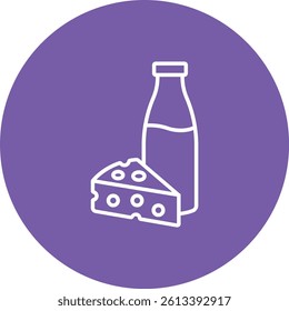Dairy Item vector icon. Can be used for printing, mobile and web applications.