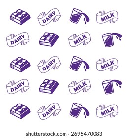Dairy Milk Chocolate Pattern Background
