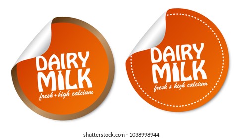 Dairy Milk Stickers