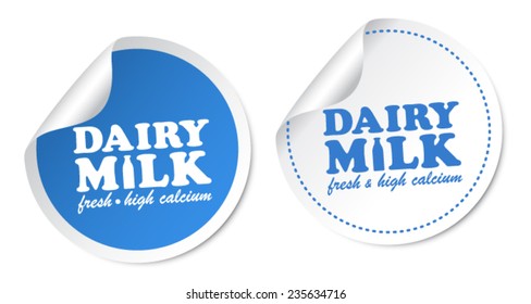 Dairy Milk Stickers