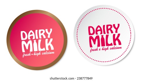 Dairy Milk Stickers