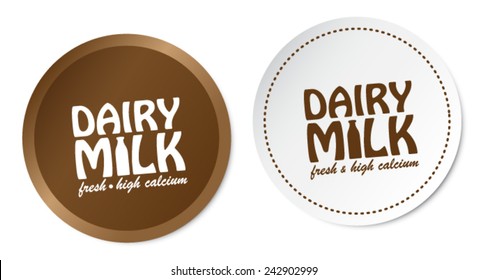 Dairy Milk Stickers