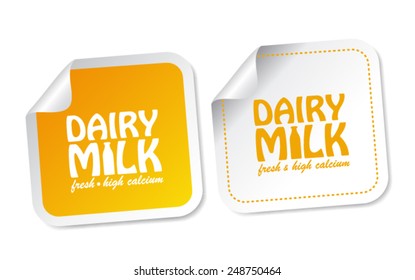 Dairy Milk Stickers