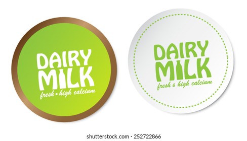 Dairy Milk Stickers