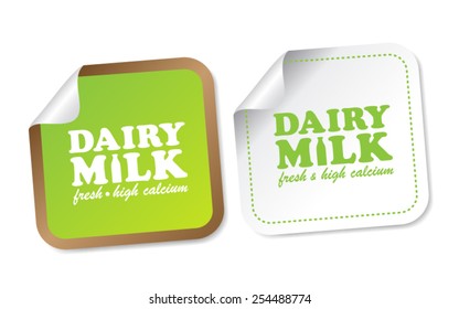 Dairy Milk Stickers