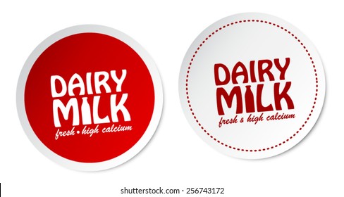 Dairy Milk Stickers