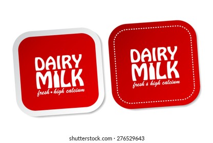 Dairy Milk Stickers