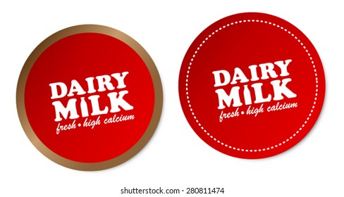 Dairy Milk Stickers