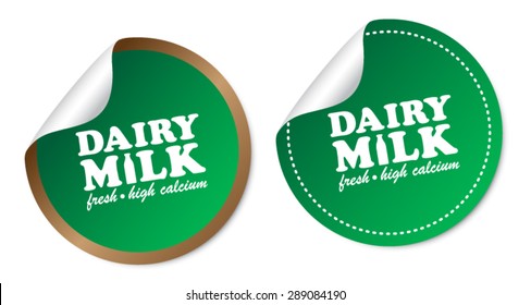 Dairy Milk Stickers