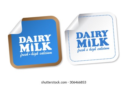 Dairy Milk Stickers