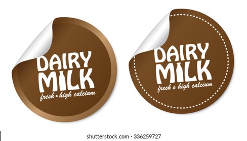 Dairy Milk Stickers
