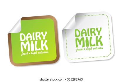 Dairy Milk Stickers
