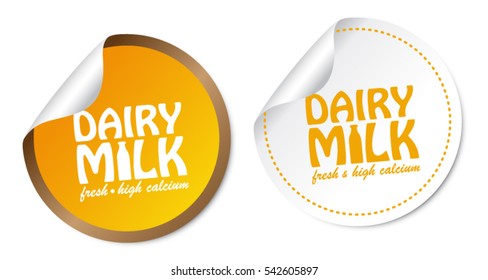 Dairy Milk Stickers
