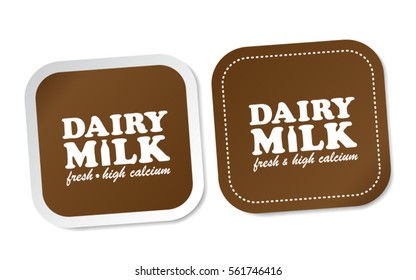 Dairy Milk Stickers