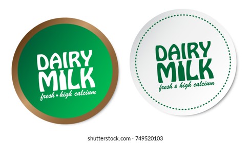 Dairy Milk Stickers