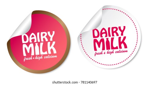 Dairy Milk Stickers