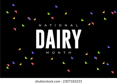 Dairy Month, background template Holiday concept 
