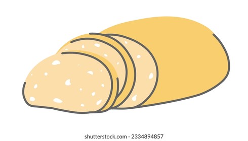 Dairy product for cooking and preparing dishes, isolated hard cheese sliced and ready for serving. Tasty meal and food, snack or meal with high content of calcium and vitamins. Vector in flat style