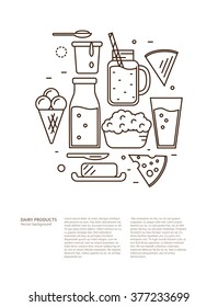Dairy product icon on white background.