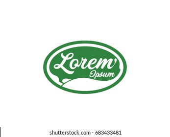 Dairy Products, Vector Logo Design