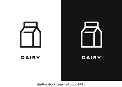 Symbol für Milchprodukte-Vektorgrafik. Allergiediät. Milchfreies Siegel-Symbol. Vektorillustration.