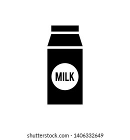 Dairy vector icon. Milk isolated vector.