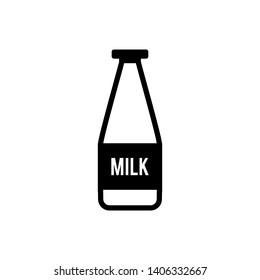 Dairy vector icon. Milk isolated vector.