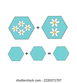 Daisies in a diamond for solving an example 