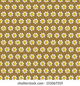 daisies. seamless pattern.