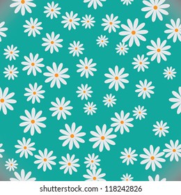 daisies. seamless pattern. eps 8