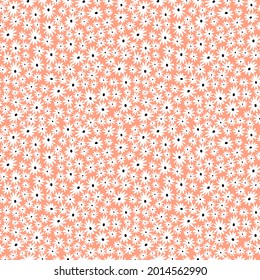Daisies simply vector hand drawn pattern. Fabrics floral seamless pattern design
